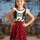 Eledobby Pirate Dress for Girls Halloween Outfits Kids Pirate Costume Birthday Party Cosplay Buccaneer Dresses 4T 5T