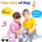 Husky Walking Dog Barking Toy, Musical Singing Dancing Dog, Volume Control Interactive Puppy Walk Along With Leash, Wagging Tail Shaking Head, Robot Dog Plush Stuffed Animal Puppy For Kid