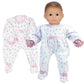 Sophias - 15 Doll - Floral Print Sleeper - Light Pink