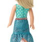 American Girl WellieWishers 14.5 Camille Doll - Blue Leotard, Mermaid Skirt, Headband & Boots, Ages 4+
