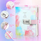 Sicbanna Diary With Lock For Girls Ages 8 9 10 11 12 Year Old, Kid Secret Notebook Locked Diary With Pens, 256 Pages Trendy Watercolor Journal With Lock For Teen Girls 8-12 Birthday Gift