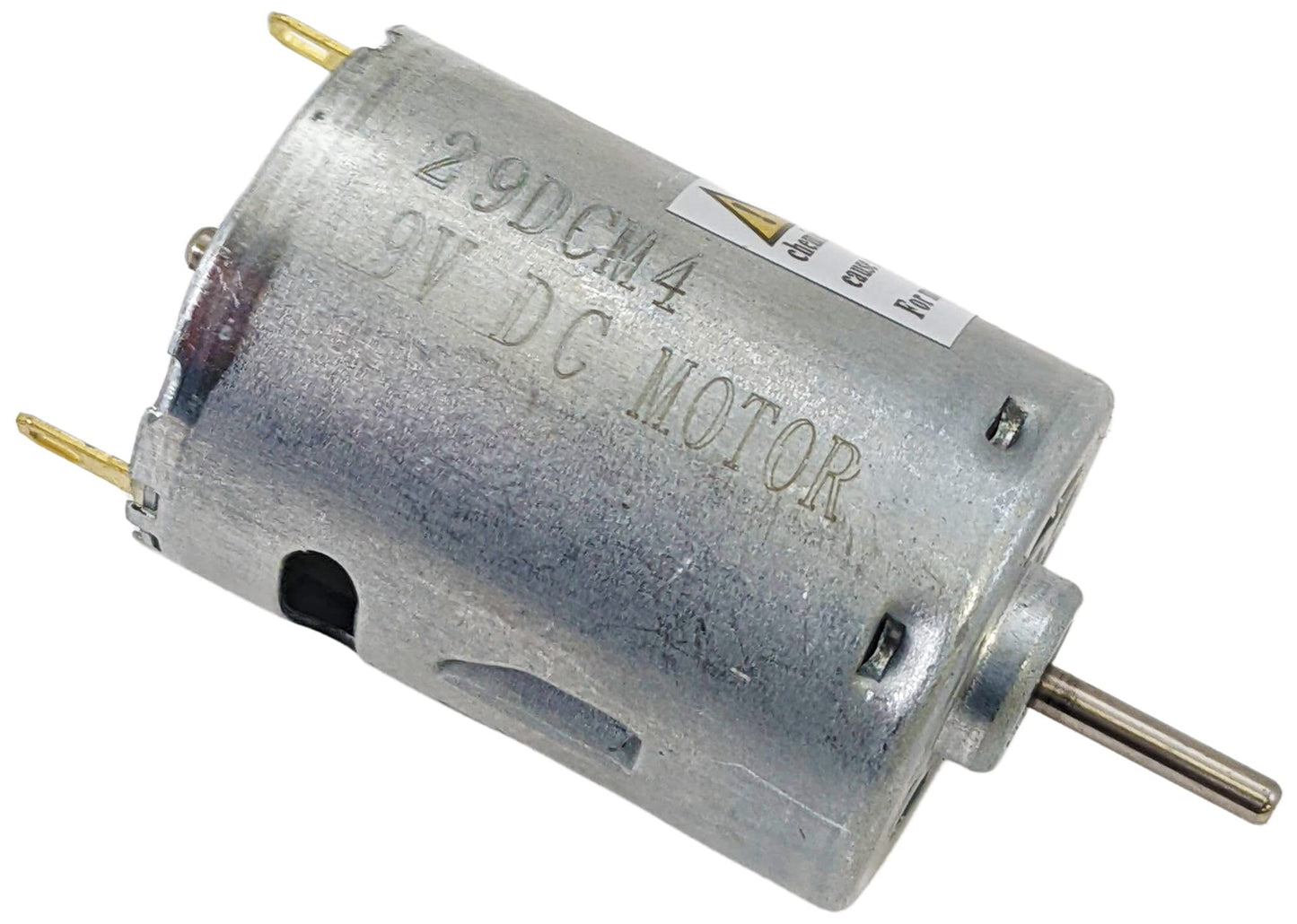 EX ELECTRONIX EXPRESS 9V Heavy Duty DC Motor 12,500 RPM Max (1.08'' Diameter x 1.48'' Length)