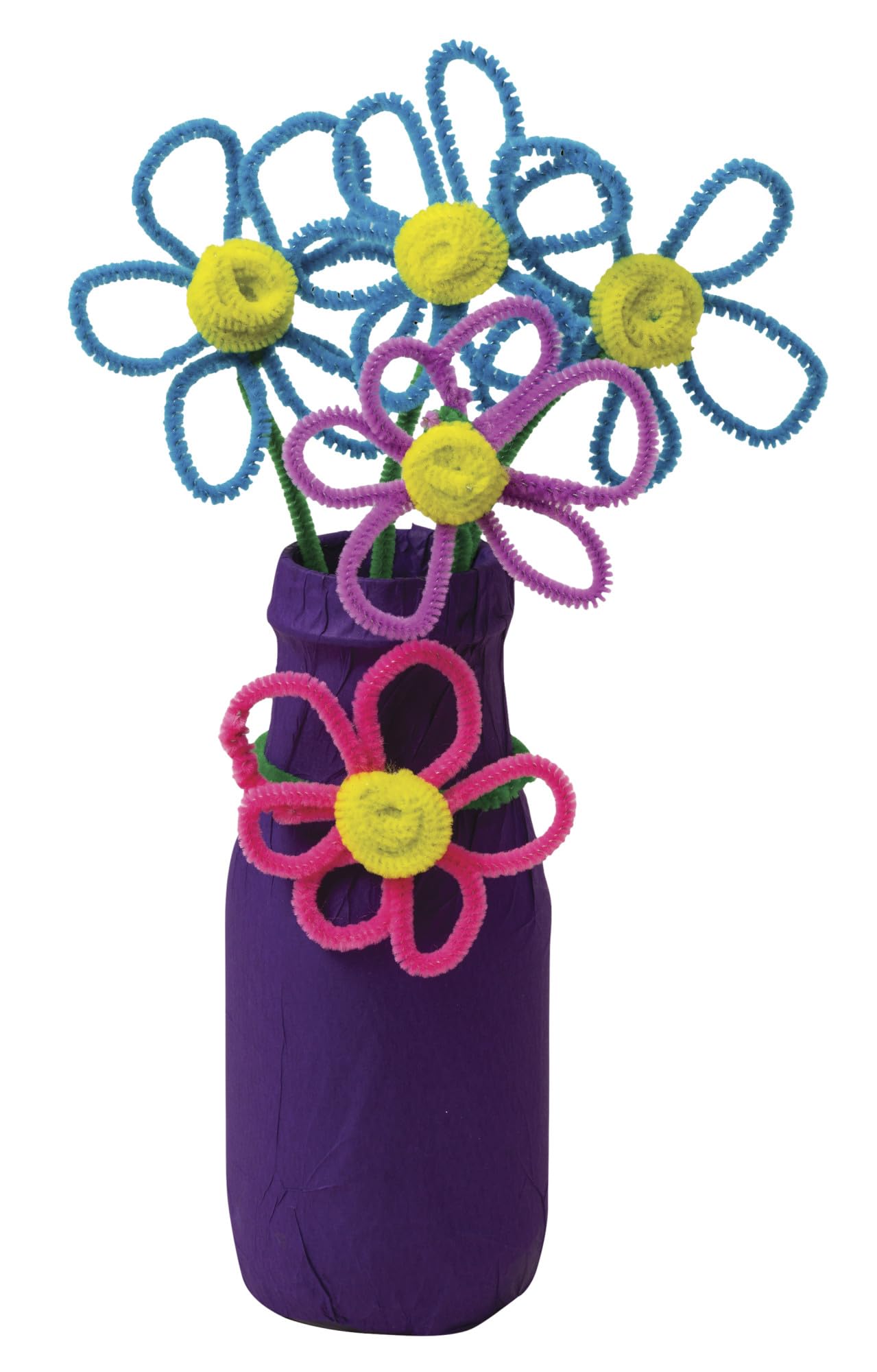 Chenille Kraft Creativity Street Jumbo Stem Multi-Purpose Wire Pipe Cleaner Classroom Pack, 1/4 X 6 in, Assorted Color, Pack of