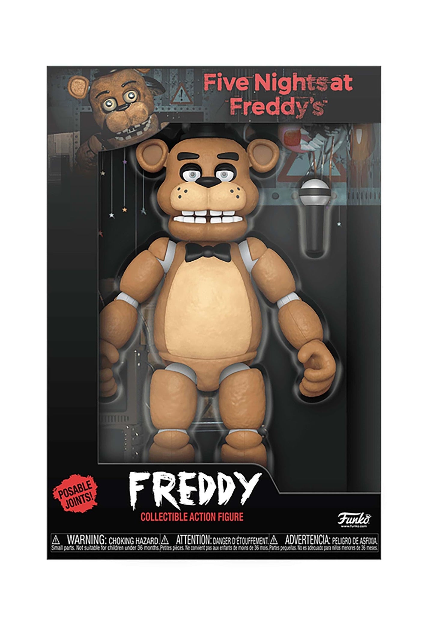 Funko Action Figure - Freddy Fazbear, Vinyl, Multicolor, Model 64347, Five Nights at Freddy's Collectible