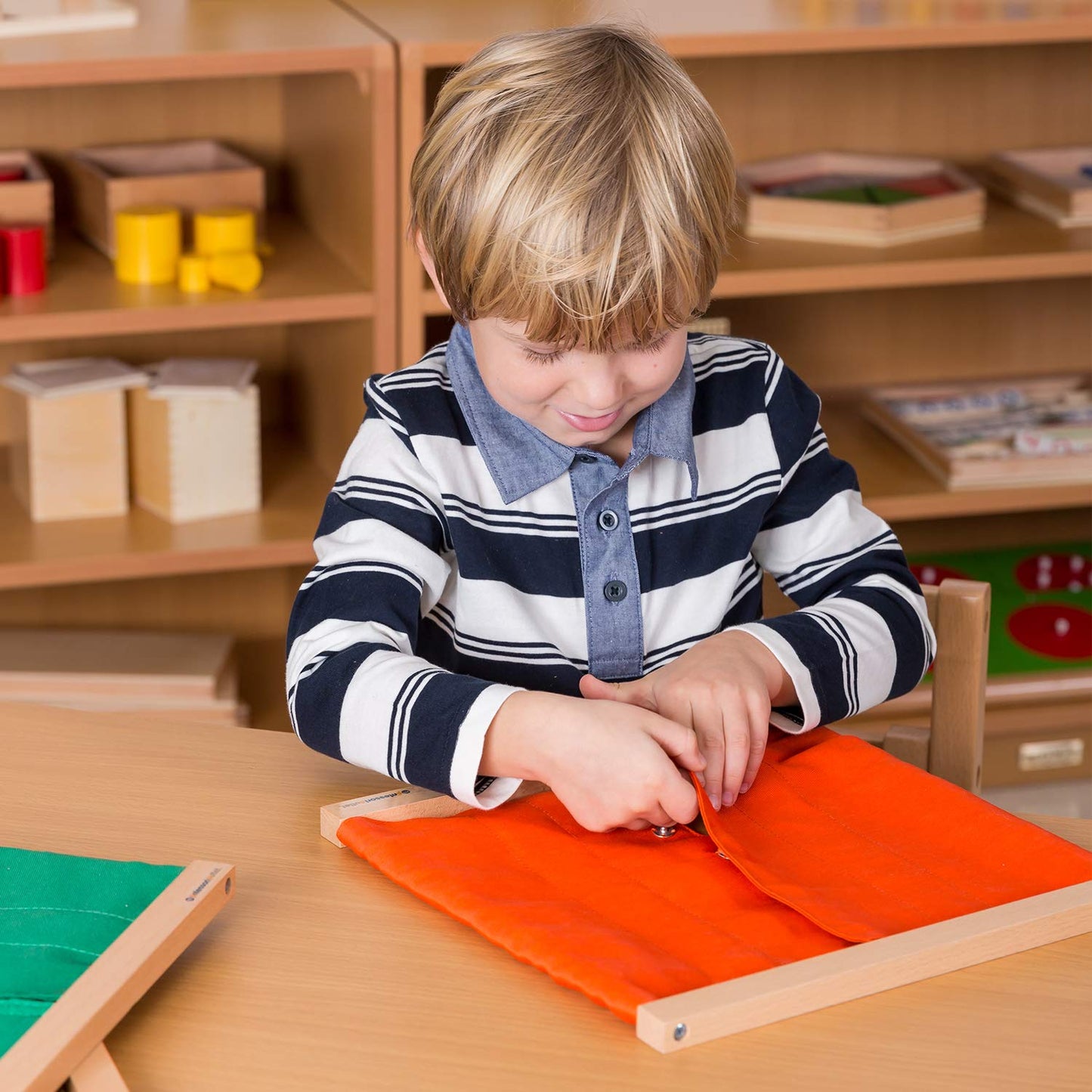 Montessori Outlet Snapping Frame | Practical Life Skill Tool For Toddlers & Preschoolers | Learn To Snap Clothes, Develop Fine M