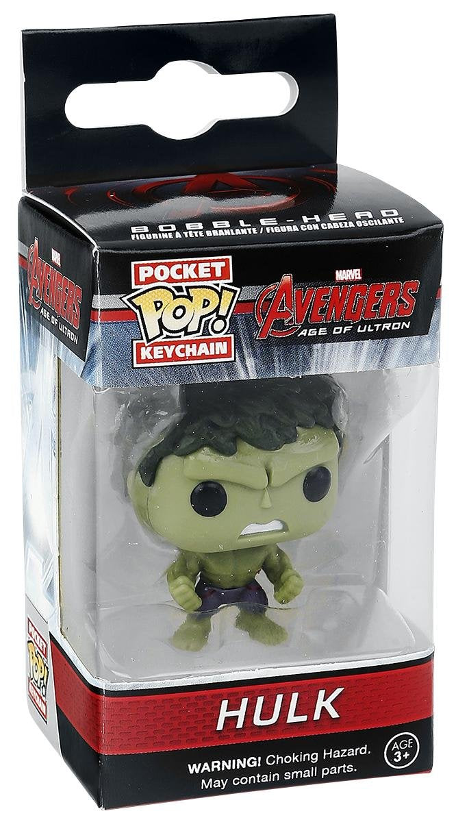 Funko Pocket Pop Keychain: Marvel - Avengers 2 - Hulk Action Figure