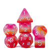 Hddais 7Pcs Lesbian-Pride Polyhedral Dice Set, Homosexual Flag D&D Dice For Dungeons And Dragons, Dnd Dice For Rpg And Other Tab