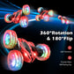 Qumcou Remote Control Car,RC Cars Toys for Boys,2.4Ghz High Speed Kids Toys Cars with Headlights and Wheel Lights,Christmas Birt