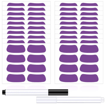 160 Pieces Sports Eye Stickers For Kids Football Eye Lettering Softball Baseball Face Stickers Lacrosse Fans Eye Strips With 2 P