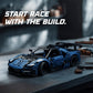 Nifeliz MCX Race Car Building Set, 1/12 Scale Sports Car Model, 1726 PCS, Blue, NF10321, Ideal Gift for Race Lovers
