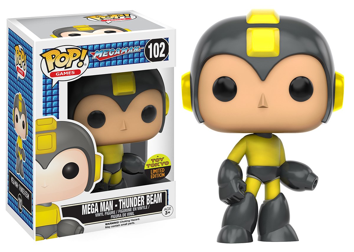 Funko Pop! Thunder Beam Mega Man #102 Nycc Exclusive