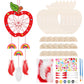 Fennoral 6 Pack Dream Catcher Craft Kit For Kids Paint You Own Apple With Rainbow Dreamcatcher Diy Coloring Wooden Art And Craft