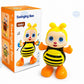 DZLING Musical Swinging Bee Toy for Kids with Lights & Sound | Dancing Bee Toy with Music & Moving Hands | Fun Educational Toy f