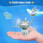 Super Wings Transformable Toys, 2 In Traver Robot Transforming Action Figures, 2-In-1 Mode Robot Toys For Boys Girls 4-6 6-8, Fu