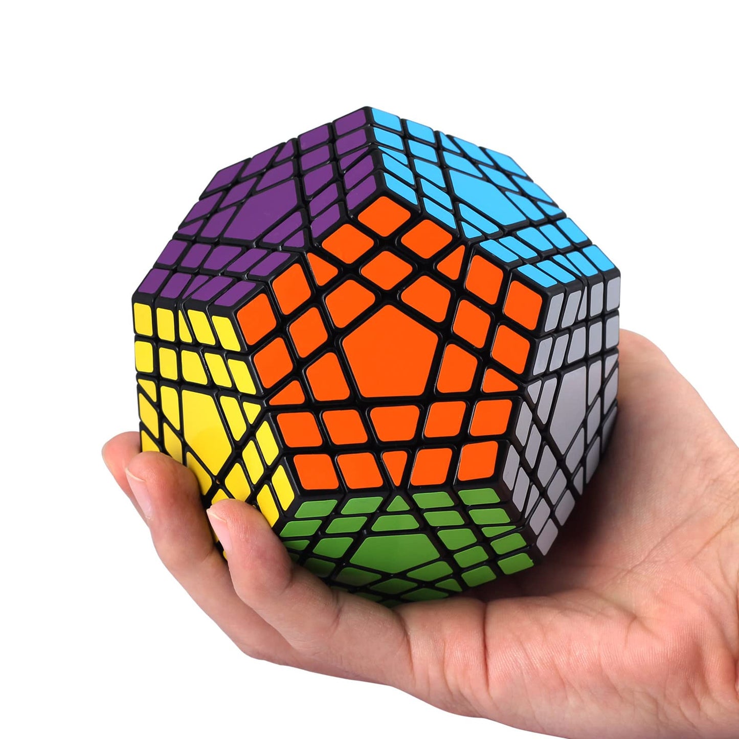 Ganowo Megaminx Speed Cube Gigaminx 5X5 Cubes Brain Teasers Games Magic Twist Puzzle Fidget Toys For Kids Adults Boys Teens