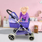 Anivia Dolls Pram, Doll Pushchair, 2 in 1 Stroller Dolls Pushchair Pram Toys Gift for Kids, Suitable Dolls Up to 18 inch