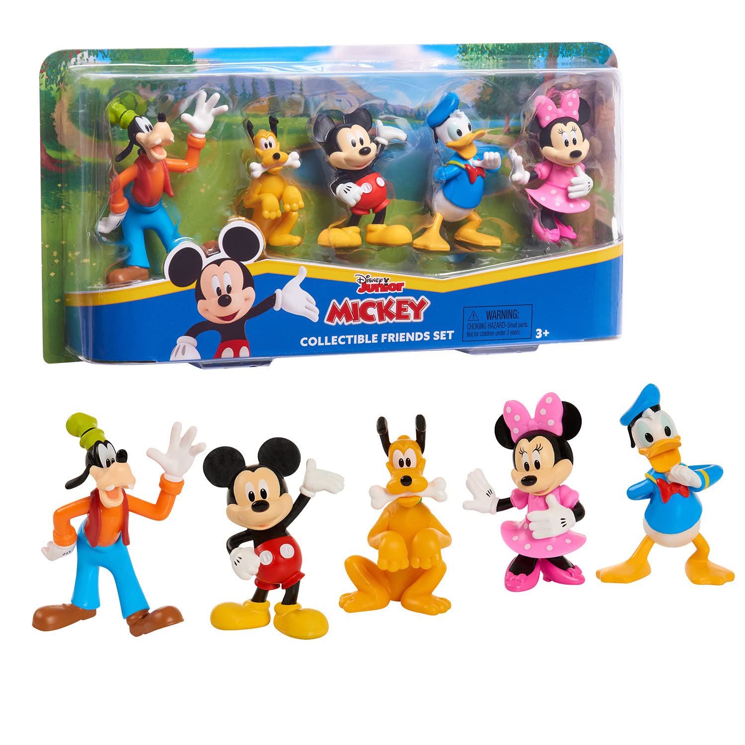Mickey Mouse Collectible Figure Set, 5 Pack, Kids Toys For Ages 3 Up By Just Play