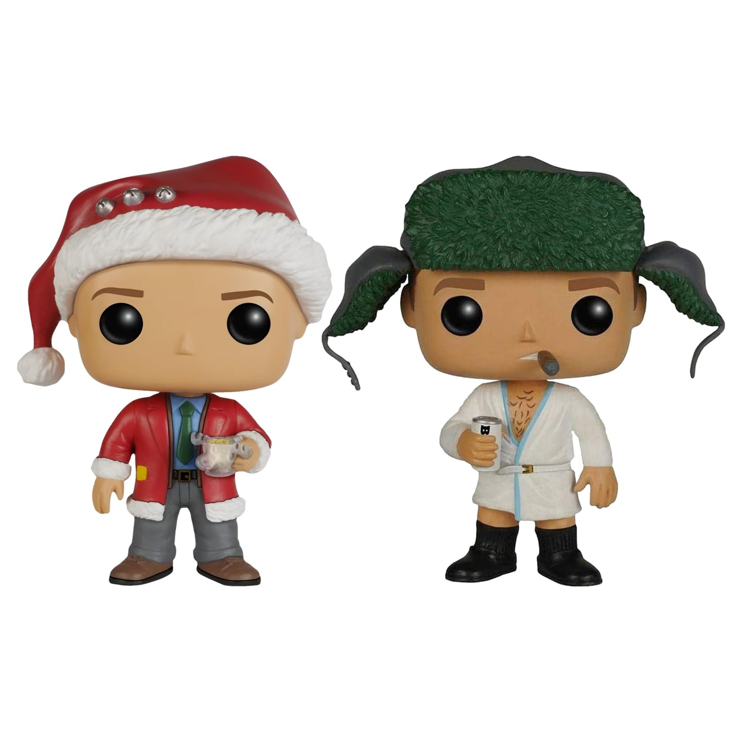 Funko Pop! Movies Christmas Vacation Bundle - Clark Griswold #242 & Cousin Eddie #243 Collectible Vinyl Figures - Multicolor