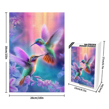 Great Jigsaw Puzzles for mature-themeds 300 Pieces Hummingbirds Puzzles for mature-themeds Toys Gift Family Decoration Kids Puzzle