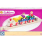 Eichhorn Wooden Car Shuttle Train Set (10 Piece), Brown