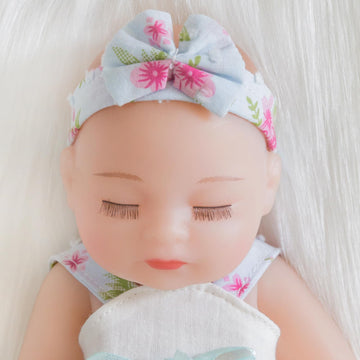 Ena Reborn Baby Doll Realistic Silicone Vinyl Baby 10 Inch Weighted Soft Body Lifelike Doll Gift Set For Ages 3+ (Slip Dress Girl, 10 Inch)