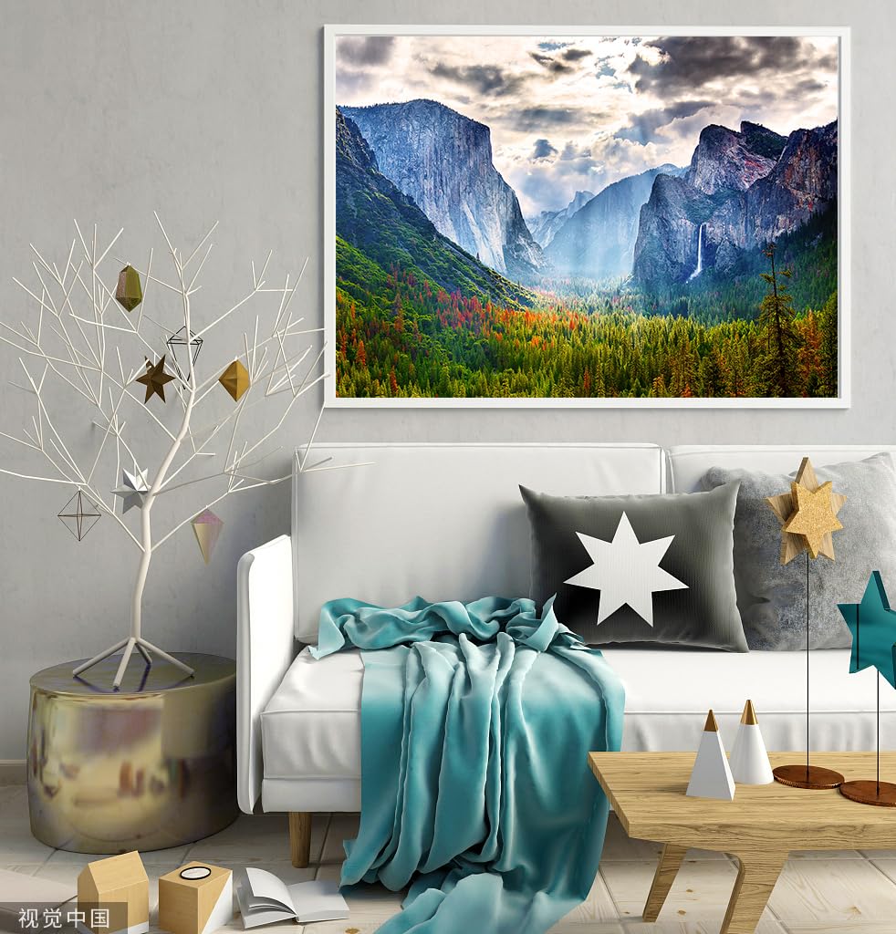 Jigsaw Puzzles For Adults, 1000 Pieces National Park Puzzles, Nature Landscape Mountain Scene National Park Challenging Puzzle Perfect For Family Activity Game Nights Gifts(Yosemite National Park)