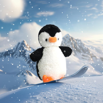 Recur Plush Penguin Stuffed Animal,Soft Plushie Penguin,9 Inches