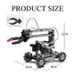 Yazhiyi Robot Arm Building Toys, Flexible Remote Control Robotic Arm With 360 Gripper And Wheels, Stem Educational Birthday Gift