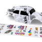 SummitLink Custom Body Compatible for 1/10 1/8 Scale RC Car or Truck (Truck not Included) (Newspaper)