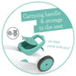Chillafish Bunzi Gradual Balance Bike And Tricycle, 2-In-1 Ride On Toy For 1-3 Years Old, Silent Non-Marking Wheels, Mint, Large