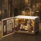 DIY Miniature House Kit  CUTEROOM Mini House Kit for mature-themed to Build  Wooden Dollhouse Making Kit with Furniture  Christmas Birthday Gifts (Magic)
