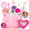ULOVEME Kids Makeup Sets for Girls 5-8 - Real, Non Toxic, Washable Make Up Toy - Umicorn Toys Gift for Girls Birthday (Pink Umic