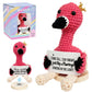 homyfort Positive Crochet Flamingo, for Mom, Emotional Support Animal for Friends, Birthday Gift for Boyfriend,Girlfriend,Wife,H
