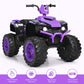 Olakids 12V Kids Ride On Atv, 4 Wheeler Electric Vehicle For Toddlers, Battery Powered Motorized Quad Toy Car For Boys Girls Wit
