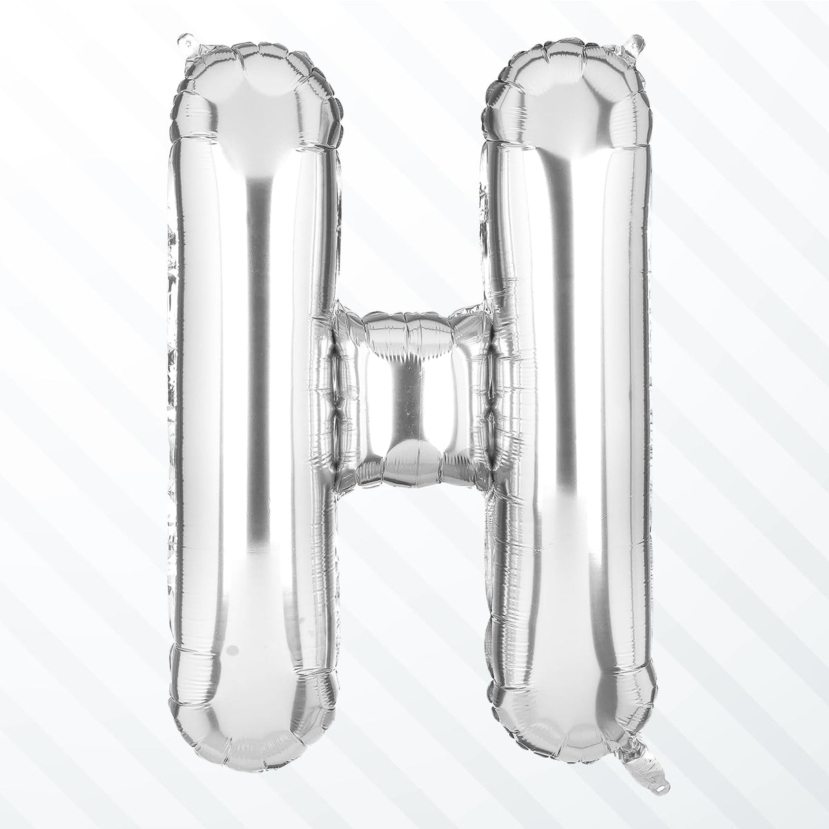 Flyloons Silver H Alphabets Letter Foil Balloons Perfect for Birthday Decoration Items, Anniversary, Bachelorette, Wedding, Fare