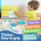 Montessori Toys for 1+ Year Olds - Toddler Learning Activities | Educational Books, Flash Cards & Puzzles Toys | Birthday Gifts