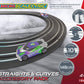 Micro Scalextric 1:64 Slot Car Track Extension Pack G8045 - 1.48m Plastic Straights & Curves