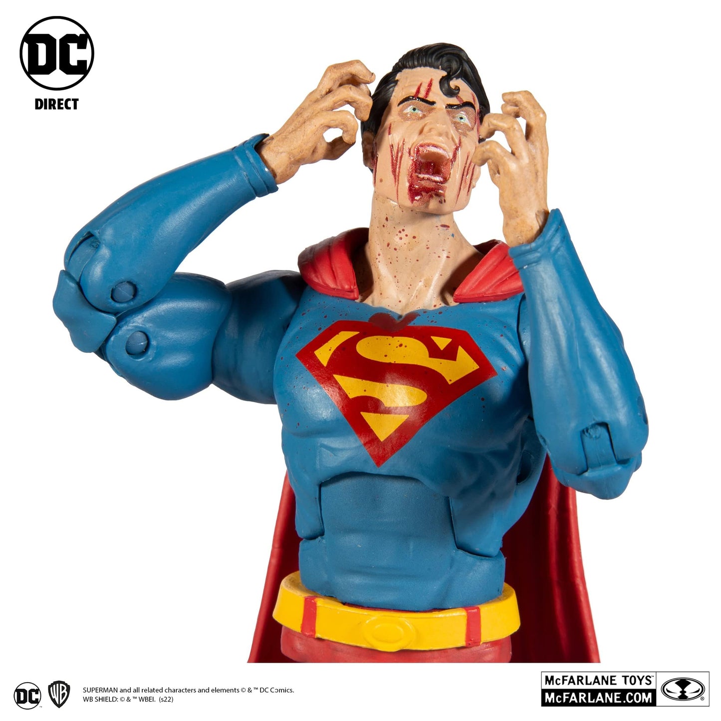 Mcfarlane Toys Dc Direct - Dc Essentials Dceased Superman 1:10 Scale Action Figure