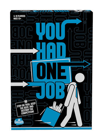 Goliath You Had One Job Game - Fast-Paced Party Game - Keep The Beat Or Face A Performance Review - Ages 12 and Up, 4-10 Players