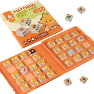 Travofun Magnetic Matching Memory Game For Kids 3-8 - Perfect Travel Toy For Toddlers - Fun Road Trip & Airplane Activity - Camp
