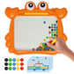 Toy Imagine Crab Magnetic Beads Board For Kids - Educational Dot Magpad With Magnetic Pen,20 Pattern Sheets,Montessori Learning 