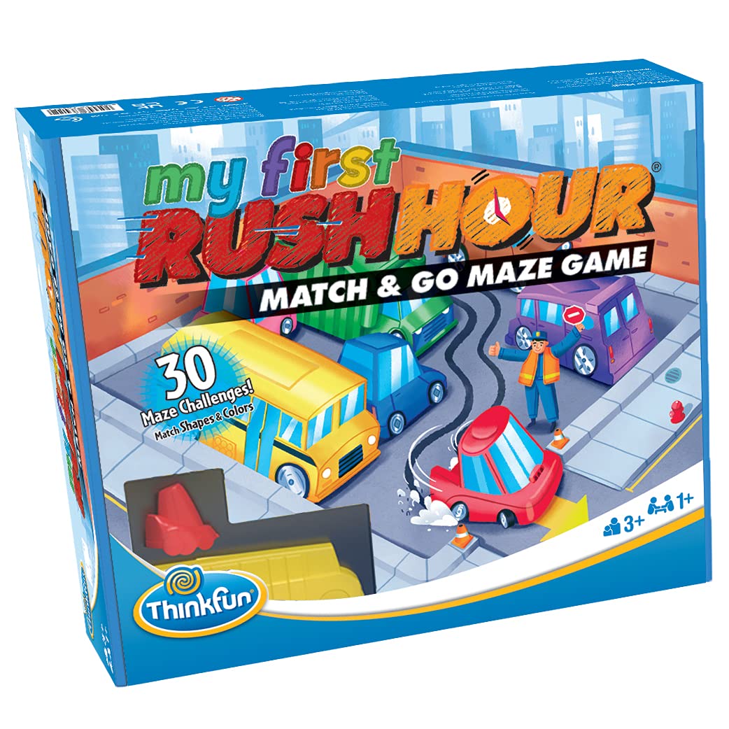 Thinkfun My First Rush Hour Brain Game And Stem Toy For Kids Age 3 Years And Up