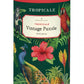 Cavallini 1000 Piece Puzzle, Tropicale - Multi Color Paperboard Jigsaw