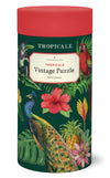 Cavallini 1000 Piece Puzzle, Tropicale - Multi Color Paperboard Jigsaw
