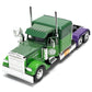 Jada Hollywood Rides 1:24 Scale Die-Cast 1992 Peterbilt 379 Big Rig Box Hulk Edition - Opening Doors, Rubber Tires, Detailed Int