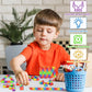 Goldge 15 Pack Mini Fidget Snake Cube Puzzle Toys - Party Favors & Goodie Bag Fillers, Travel Toys For Kids Ages 4-8, Rainbow Co