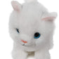 Ice King Bear Plush Toy - Fluffy Little Cat Stuffed Animal, 6 Inches, White