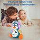 Crawling Penguin Baby Musical Toys, Baby Tummy Time Toys For Infant 0-3 0-6 6-12 12-18 Months Music Learning Crawl Interactive D