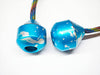 Begleri Fidget Beads - Worry Fidget Beads Spin & Bump - Made Of Aluminum Alloy - Creates A Bit Of Magic For You (Ufo-Blue&White)