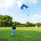 Simxkai 3 Pack Delta Kite, Green, Blue & Orange Kite For Kids & Adults, The Easiest Flying Beach Kites For Family Trip Outdoor G